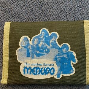 Silk screened vintage wallet